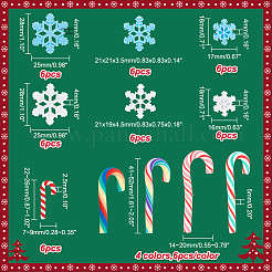 DIY 90 Stück 11 Stil Schmuckherstellungsset für Weihnachten DIY-GA0004-35