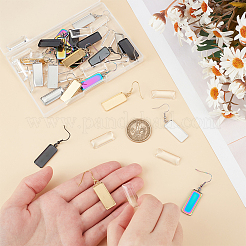 DIY Blanko Rechteck Ohrhänger Set DIY-UN0005-40