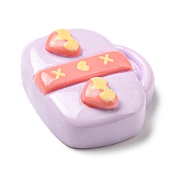 Cabochons aus undurchsichtigem Harz mit Musikmotiv CRES-D008-01C