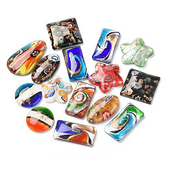 Handmade lampwork Cabochons LAMP-D508-01