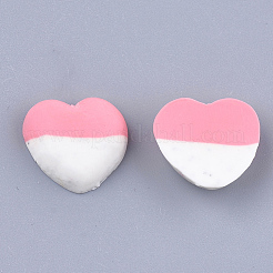Zweifarbige handgemachte Polymer Clay Cabochons CLAY-T017-08