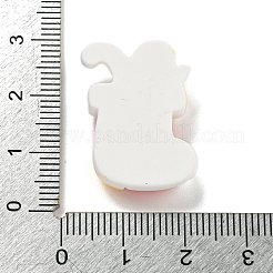 Weihnachts-Deko-Cabochons aus undurchsichtigem Harz RESI-U006-05C