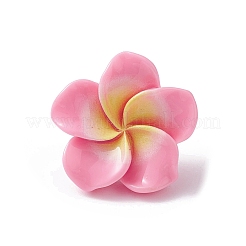 Plumeria-Harz-Cabochon-Kartennadeln AJEW-TB00006