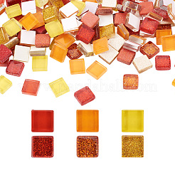 400pcs 2 Arten Glascabochons GGLA-TA0001-09D