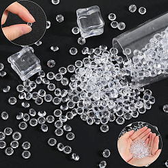 4 Satz Acryl-Strass-Cabochons mit spitzer Rückseite GACR-SP0001-02A