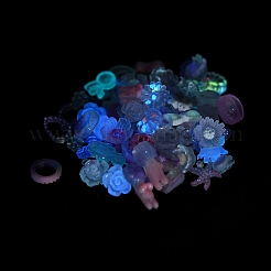 Leuchtende Decoden-Cabochons aus Harz RESI-K036-05E