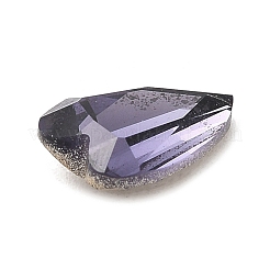 Spitze zurück & zurück plated Glas Strass Cabochons GLAA-B012-75