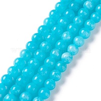 Натуральный белый нефрит имитация амазонит бисера пряди&nbsp;G-I299-F04-6mm