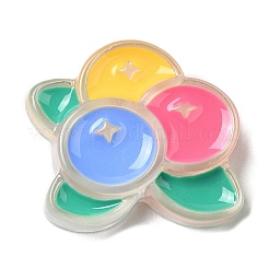 Durchscheinende Harz-Cabochons RESI-H147-01F