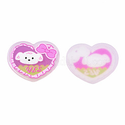 Transparent bedruckte Acryl-Cabochons TACR-N016-05