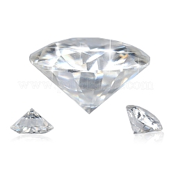 Brillante Moissanit-Cabochons im Rundschliff RGLA-F081-01K
