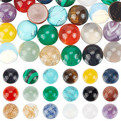 36 Stück 18 Stile gemischte Edelstein-Cabochons G-HY0001-55