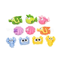 Undurchsichtige Decoden-Cabochons aus Harz CRES-I035-20