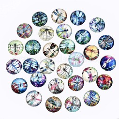 Glas cabochons GGLA-S036-07