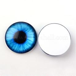 Glas BlumeCabochons für DIY-Projekte GGLA-L025-10mm-04