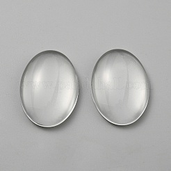 Glas cabochons GLAA-WH0035-34