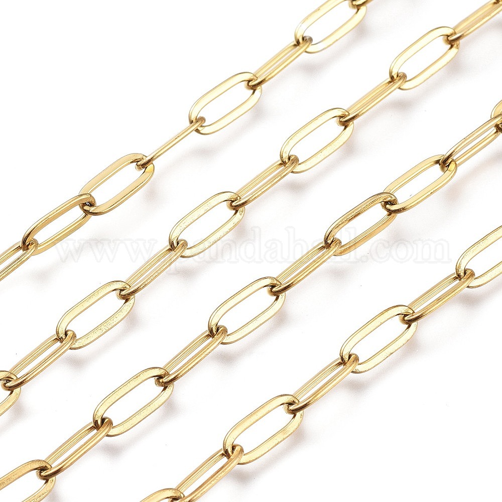 Wholesale Ion Plating IP 304 Stainless Steel Cable Chains Pandahall