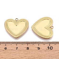 Cabochon-Fassungen für Anhänger aus Edelstahl 304 STAS-T065-89G