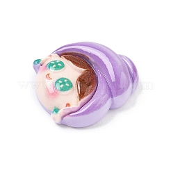 Süße undurchsichtige Harz-Cabochons RESI-L046-E06