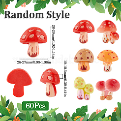 Undurchsichtige Decoden-Cabochons aus Harz RESI-SP0001-04A