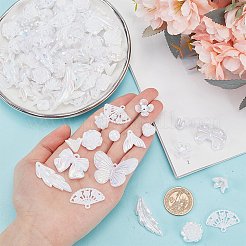 100 g Kunststoffanhänger & Perlen & Decoden-Cabochons OHAR-SC0002-99D