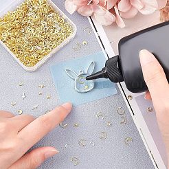 1800 Stück Messing Computer Patch Cabochons MRMJ-OC0001-61