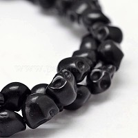 Окрашенные синтетические бирюзовые бусины&nbsp;X-G-M145-05-B