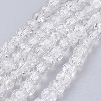 Стеклянные бусины кракле&nbsp;X-CCG-Q001-6mm-01