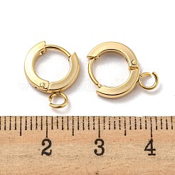 201 фурнитура для сережек-колец Huggie Hoop из нержавеющей стали&nbsp;STAS-A167-01L-G