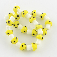 Гриб ручной Lampwork бисер пряди&nbsp;LAMP-R116-08