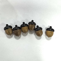 Деревянные подвески для ювелирных изделий из желудя&nbsp;WOOD-WH0022-06B