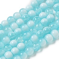 Стеклянные бусины кракле&nbsp;GLAA-U001-6mm-08
