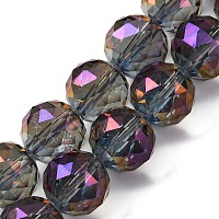 Гальванические стеклянные бусины&nbsp;EGLA-J140-FR01-16mm