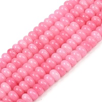 Окрашенные природные белый нефрит бисер пряди&nbsp;G-G107-A28-01