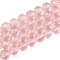 Прозрачные стеклянные бусины&nbsp;GLAA-R095-10mm-34