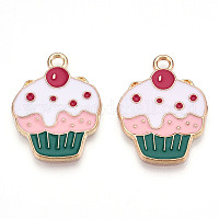 Подвески из экологически чистого сплава с эмалью&nbsp;ENAM-Q437-017-NR