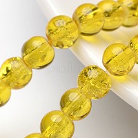Стеклянные бусины кракле&nbsp;X-CCG-Q001-6mm-10