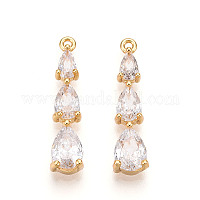 Латунные микро проложить кубического циркония подвески&nbsp;KK-N261-118C-G