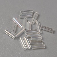 300шт прозрачные стеклянные круглые бусины из стекляруса&nbsp;GLAA-WH0015-74B