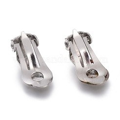 Фурнитура для сережек-клипс из нержавеющей стали 316&nbsp;STAS-F264-04P