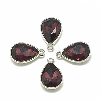 Сплав стекла амулеты&nbsp;PALLOY-T028-7x10mm-18
