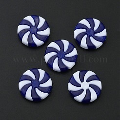 Двухцветные пластиковые бусины&nbsp;KY-WH0048-22B