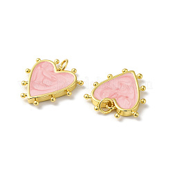 Подвески из латуни с эмалью в стойку KK-D074-03G