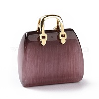 Подвески кошачий глаз&nbsp;G-P490-01G-04