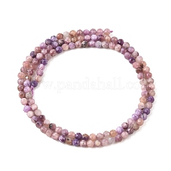 Естественно чароитовыми бисер пряди&nbsp;G-K376-A04-3mm