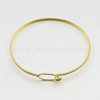 Латуни браслет делает BJEW-B133-01G