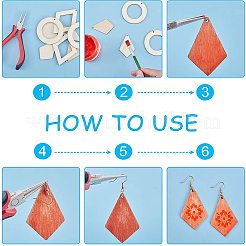 Серьги с подвесками своими руками&nbsp;DIY-NB0003-62