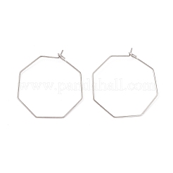 Фурнитура для сережек-колец из нержавеющей стали 316&nbsp;STAS-C029-03P