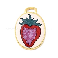 Латунные подвески с принтом&nbsp;KK-K274-07G-18