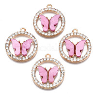 Подвески из сплава и страза&nbsp;X1-PALLOY-S183-001F-RS